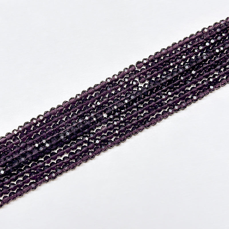 Sale🔥[B348] 3.5mm Purple Faceted Beads String