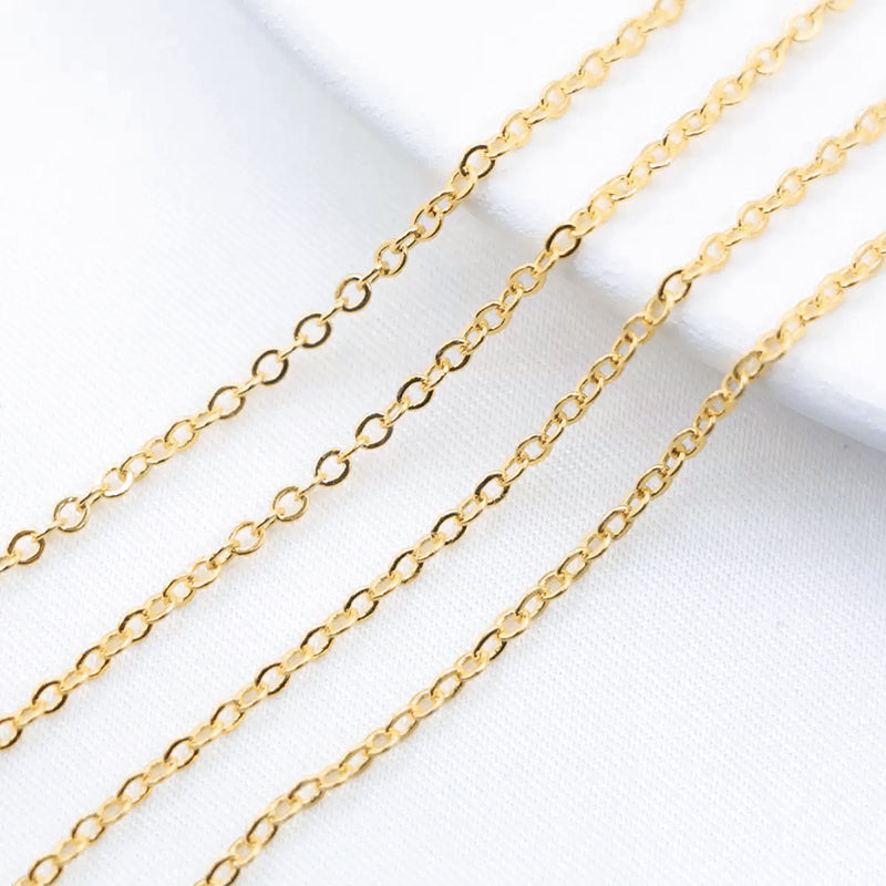 ⛓️[E263] 2mm Copper O-Link Chain