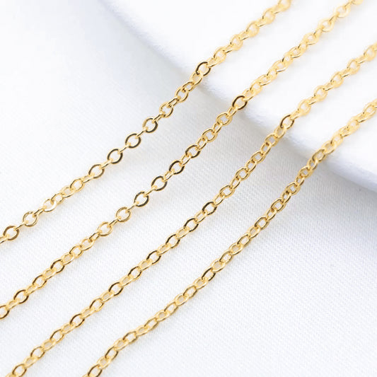 ⛓️[E263] 2mm Copper O-Link Chain