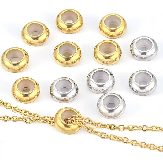 [E266] Copper Silicone Beads