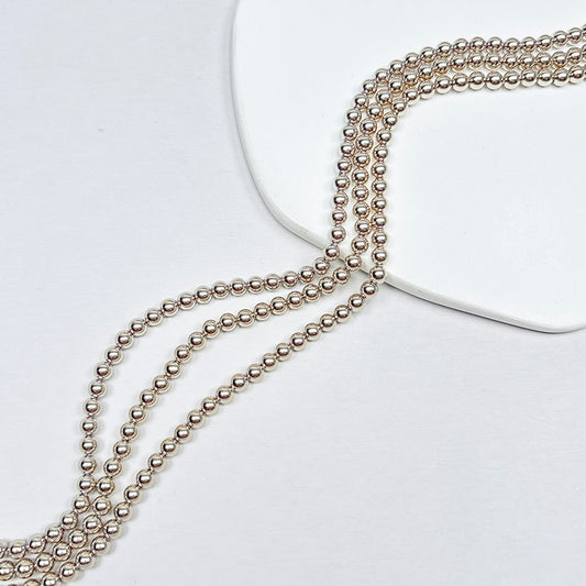 🧚‍♀️New!🆕[B327] Mirror-Luster Glass Pearl Beads, Akoya Style