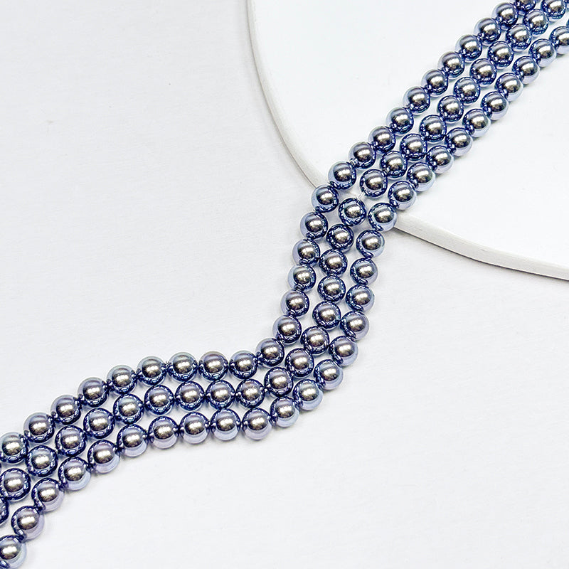 🧚‍♀️[B327] Mirror-Luster Glass Pearl Beads, Akoya Style