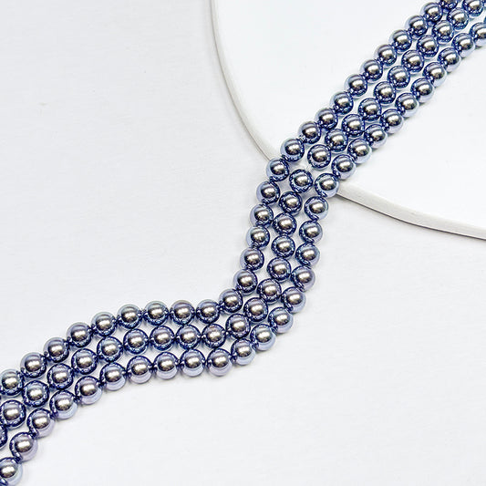 🧚‍♀️New!🆕[B327] Mirror-Luster Glass Pearl Beads, Akoya Style