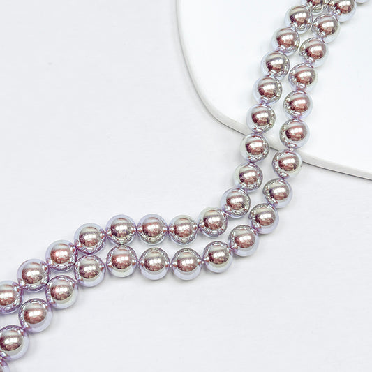 🧚‍♀️[B327] Mirror-Luster Glass Pearl Beads, Akoya Style