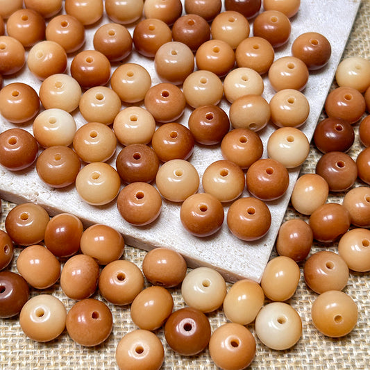 Sale🔥[N119] Toasted Apple (Bodhi Beads,8*10mm)