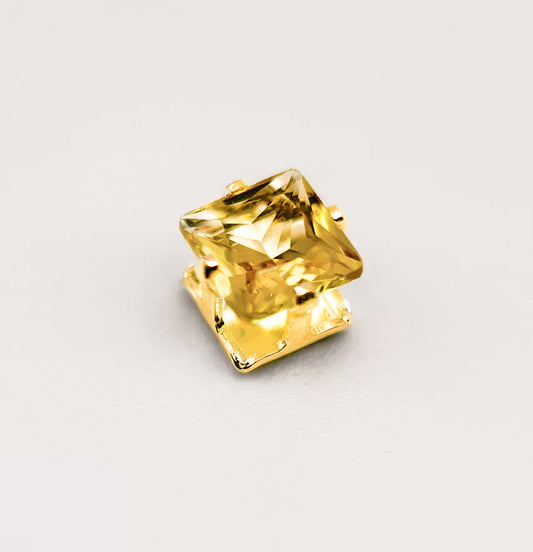 [E273] 3mm Cubic Zirconia Cube Beads