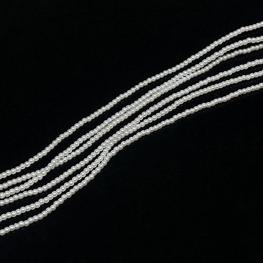 👀New!🆕[B333] 3-4mm High Gloss ABS Pearl Beads