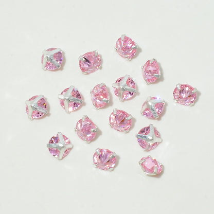 🩷[E315] Pink Zirconia Beads