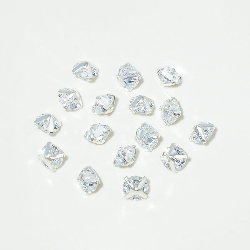 🩵[E319] Blue Zirconia Beads