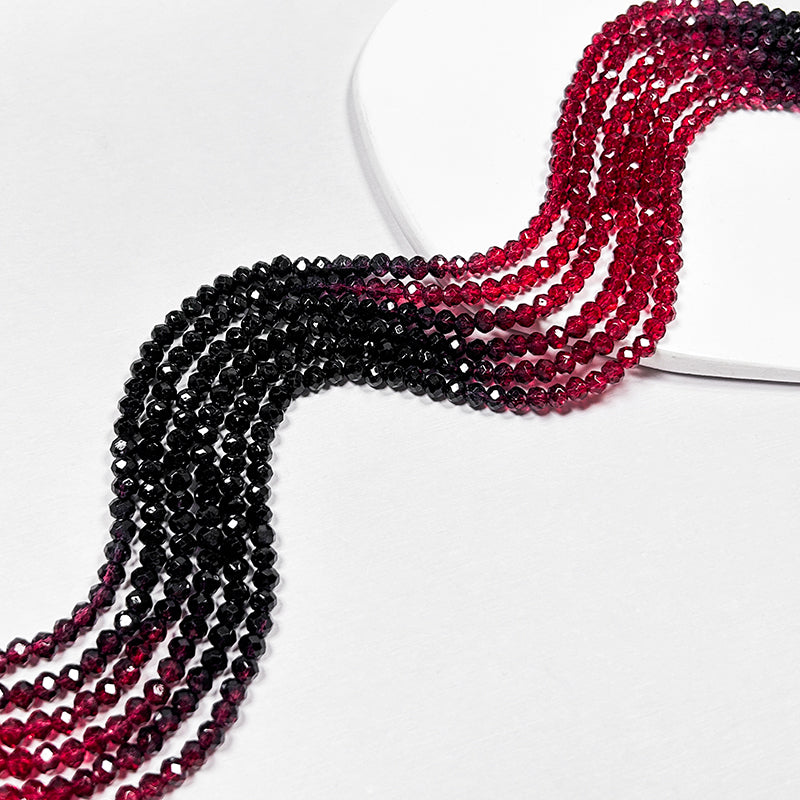 Sale🔥[B342] Gradient Faceted Beads