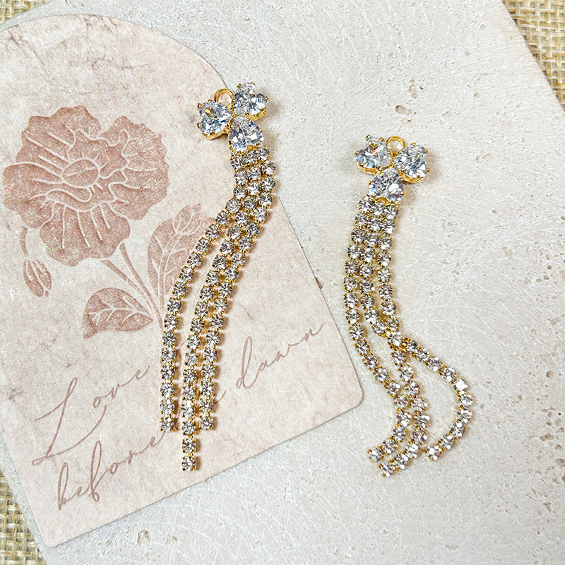 [E304] Cubic Zirconia Tassel