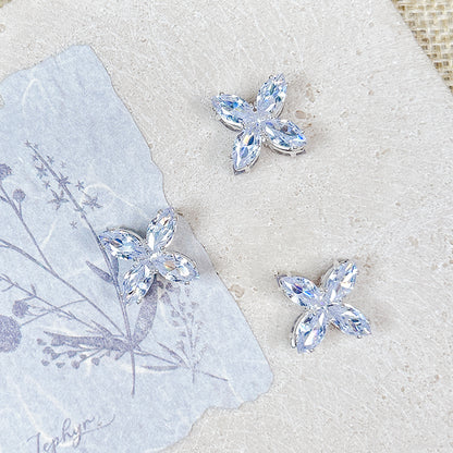 [E313] Fancy Light Blue Copper Charm (For Keychain/Pen)