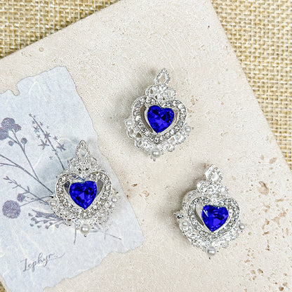 🔵[E306] Fancy Blue Charm (For Keychain/Pen)