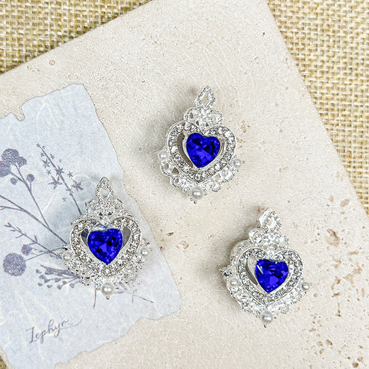 🔵[E306] Fancy Blue Charm (For Keychain/Pen)