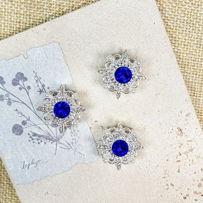 🔵[E306] Fancy Blue Charm (For Keychain/Pen)