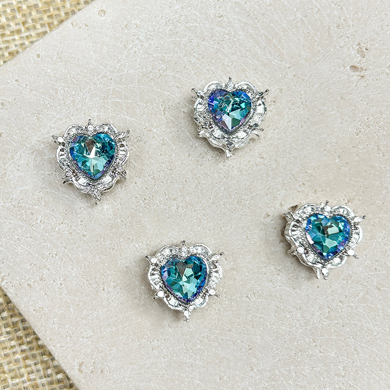 [E309] Fancy Ocean Blue Charm (For Keychain/Pen)