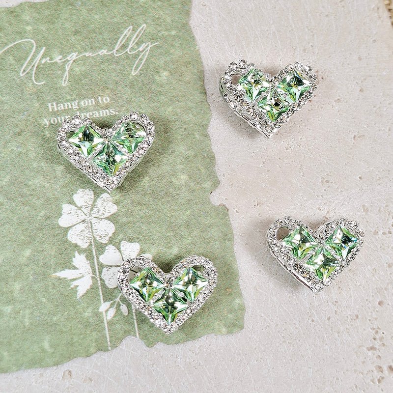 🌿[E317] Fancy Green Charm (For Keychain/Pen)