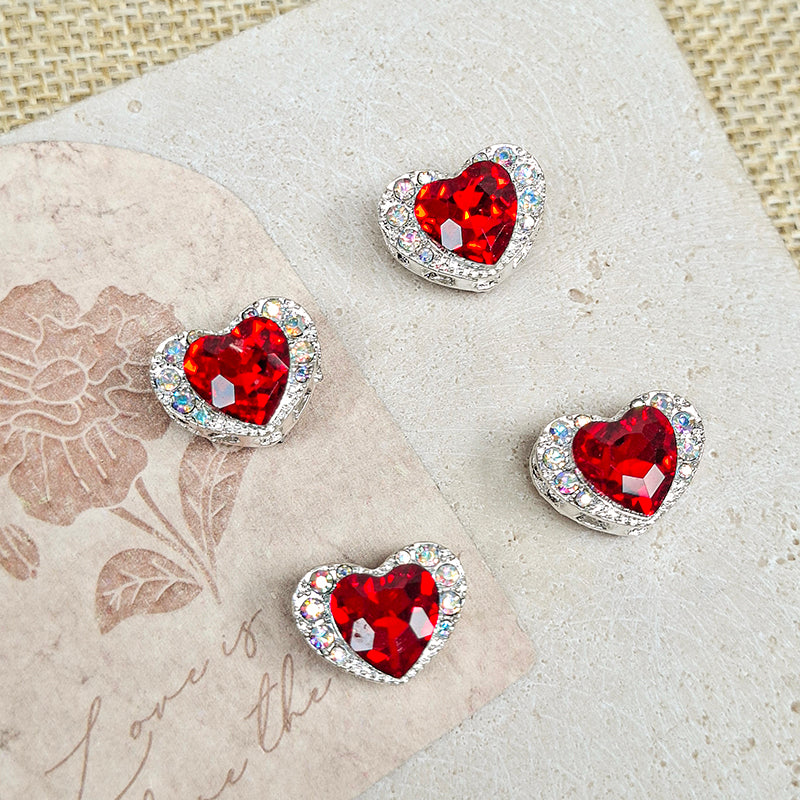 [E312] Fancy Red Charm (For Keychain/Pen)