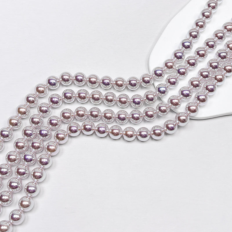 New!🆕🧚‍♀️[B354] Mirror-Luster Glass Pearl Beads, Akoya Style