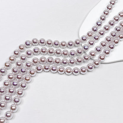 New!🆕🧚‍♀️[B354] Mirror-Luster Glass Pearl Beads, Akoya Style
