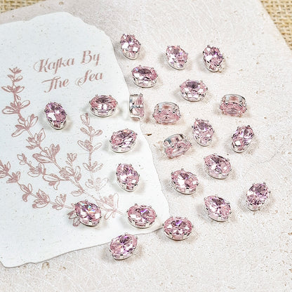 🩷[E315] Pink Zirconia Beads