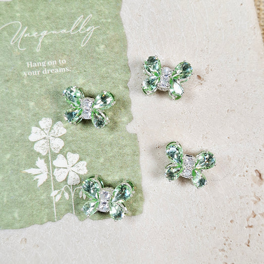 🌿[E317] Fancy Green Charm (For Keychain/Pen)