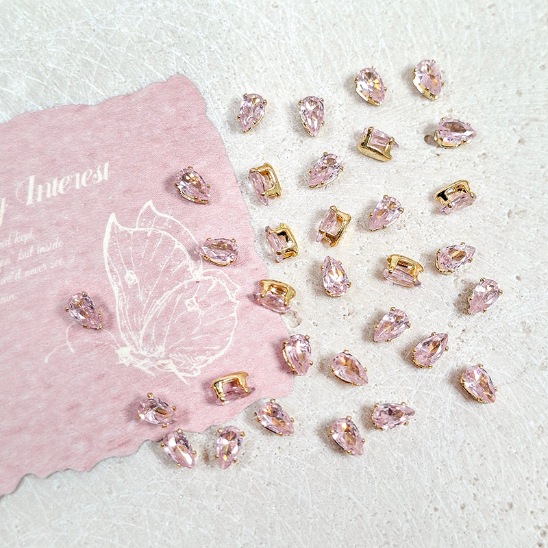 🩷[E315] Pink Zirconia Beads