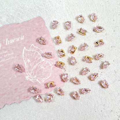 🩷[E315] Pink Zirconia Beads