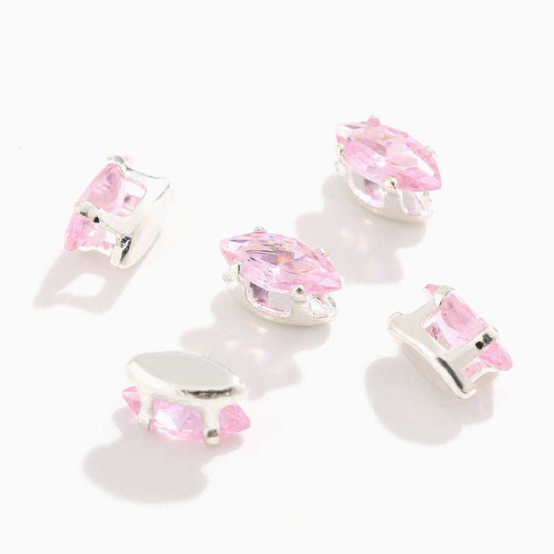 [E324] 3*6mm Maquise-Cut Zirconia Beads