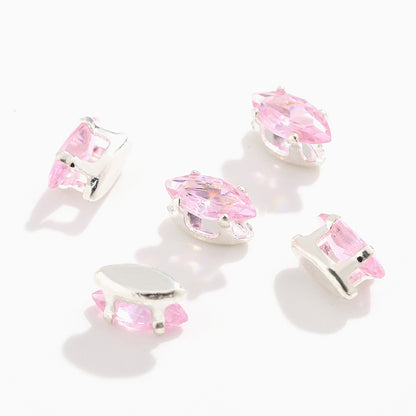 [E324] 3*6mm Maquise-Cut Zirconia Beads