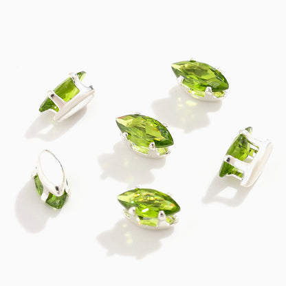 [E324] 3*6mm Maquise-Cut Zirconia Beads