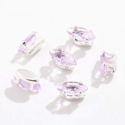 [E324] 3*6mm Maquise-Cut Zirconia Beads
