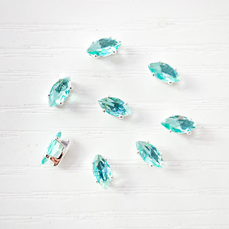 [E324] 3*6mm Maquise-Cut Zirconia Beads