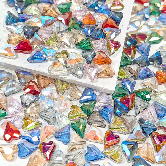 Sale🔥🆕[B376] Faceted Glass Beads Mix