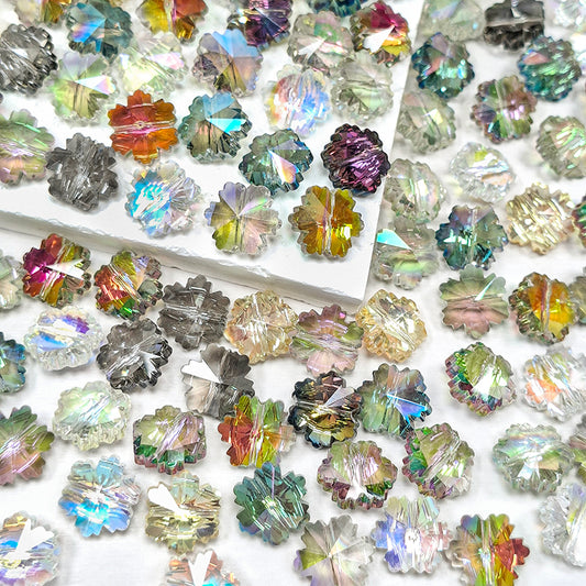 Sale🔥🆕[B376] Faceted Glass Beads Mix