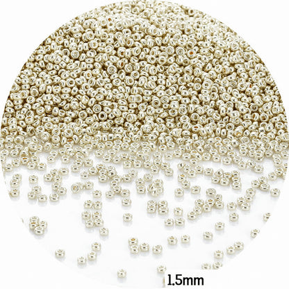 [S516] 1.5mm Glass Seed Beads
