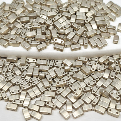 [S518] 2.4*5mm Baroque Style Half Tila Beads
