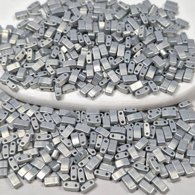 [S518] 2.4*5mm Baroque Style Half Tila Beads