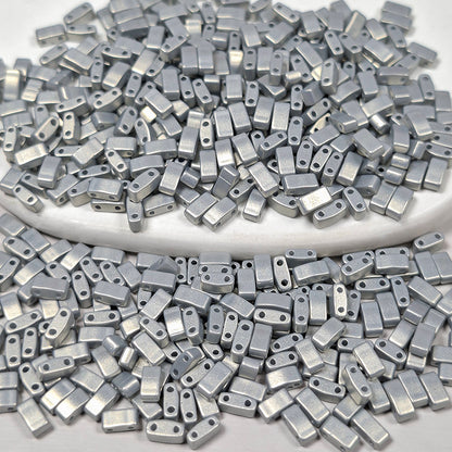 [S518] 2.4*5mm Baroque Style Half Tila Beads
