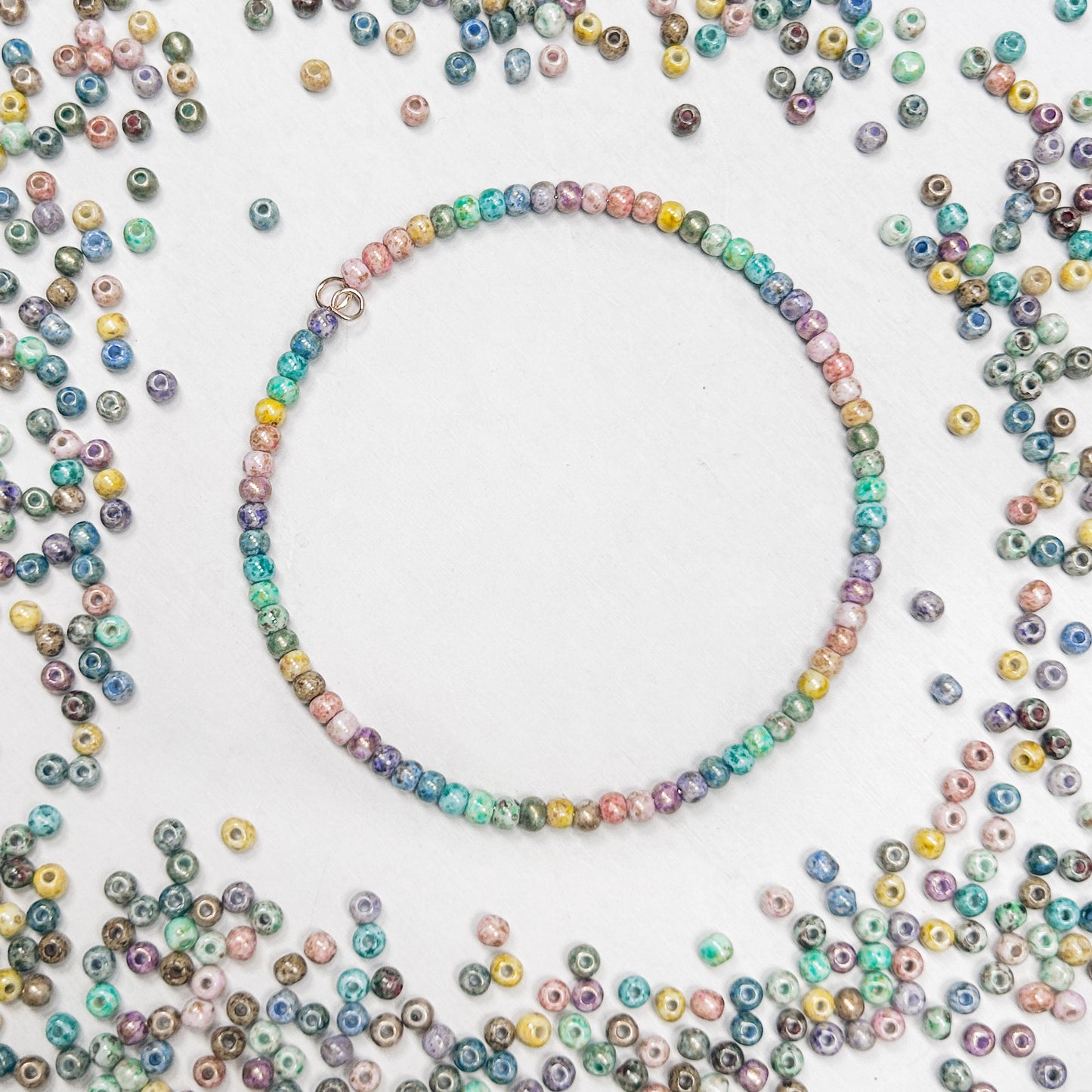 [S526] 3mm Picasso Glass Beads