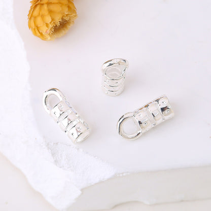 📍[E326] 3*7mm Copper Crimp Beads