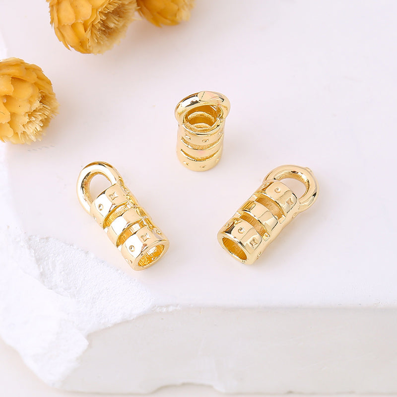 📍[E326] 3*7mm Copper Crimp Beads
