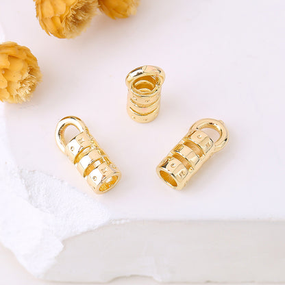 📍[E326] 3*7mm Copper Crimp Beads