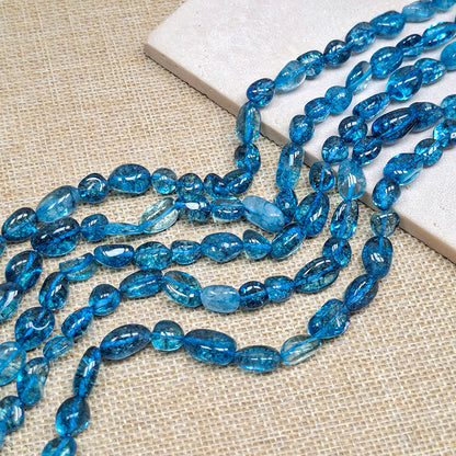 🔥Sale![N145] Natural Quartz Freeform Beads String