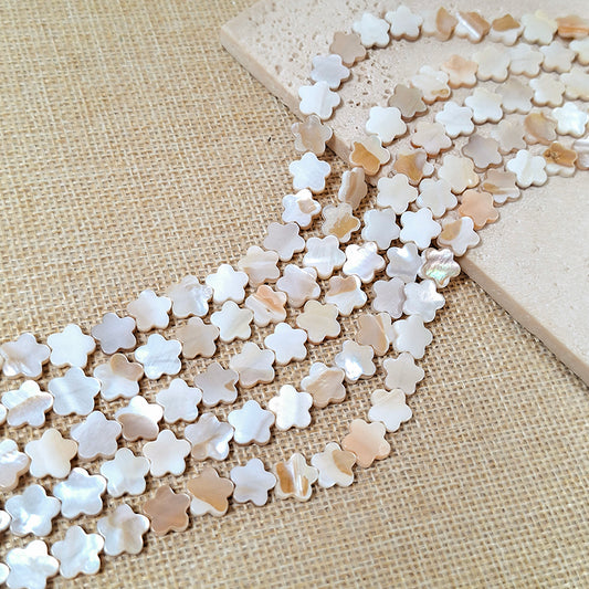 New!🆕[N104] Natural Shell Flower Beads
