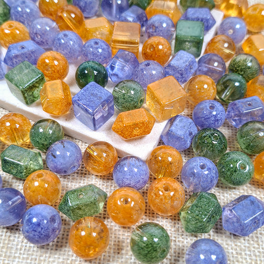 🍍New!🆕[B399] Summer Solstice (12-14mm, Glass)