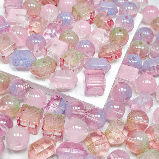 New!🆕[B398] Amethyst Whispers (12-14mm, Glass)
