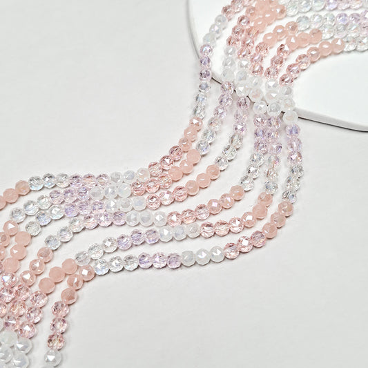 New!🆕[B403] Color Faceted Glass Beads String