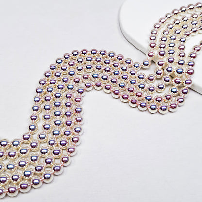 New!🆕🧚‍♀️[B412] Akoya Style Mirror-Luster Glass Pearl Beads