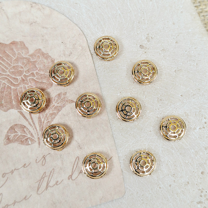 [E181] 6/8mm Barrel Beads Spacer (Copper)